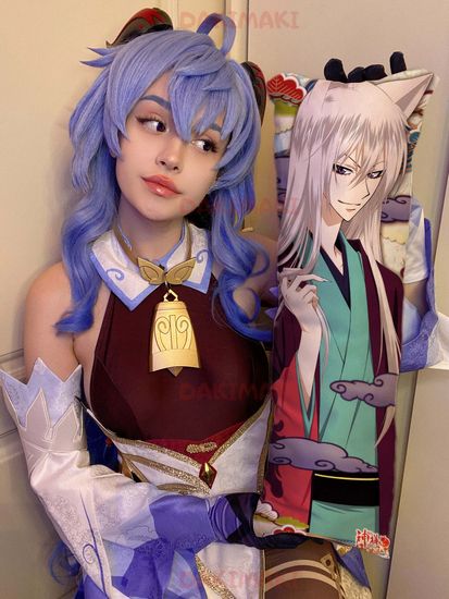 Мини дакимакура Томоэ из Очень приятно, Бог арт. M0751, 60х20 см