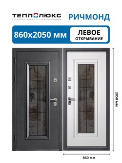 Входная дверь Ричмонд Белый