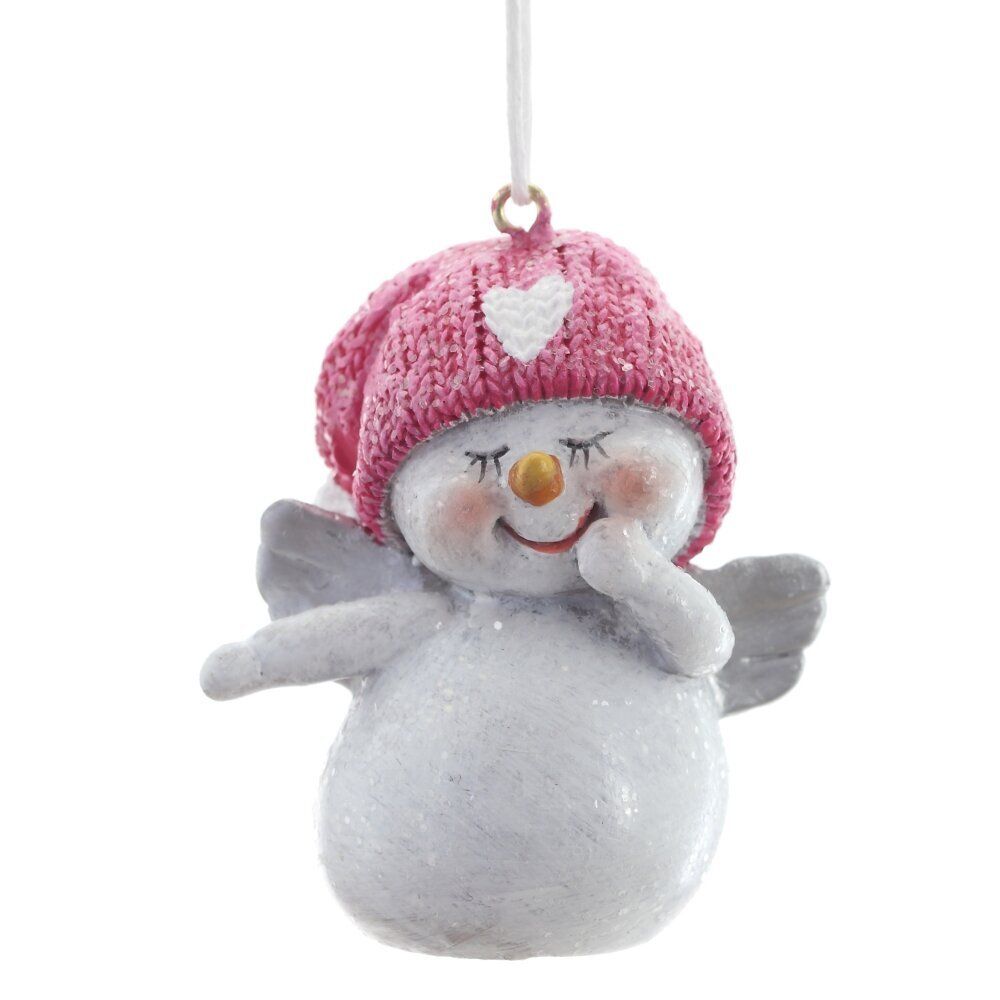 GAEM Фигурка декоративная подвесная "Снеговик", L4,5 W4 H5,5 см, 2в.