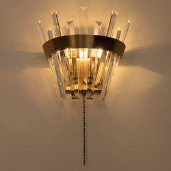 Citilux Вестерос CL307313 Бра хрустальное с выключателем Бронза