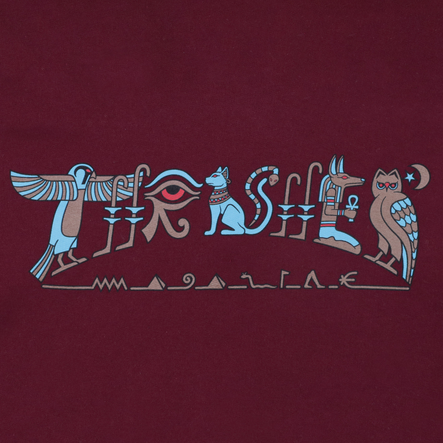 Худи Thrasher Hieroglyphic Hood (maroon) артикул: - купить в магазине Дайс