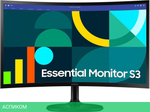 Монитор Samsung Essential S3 LS24D360GAUXEN