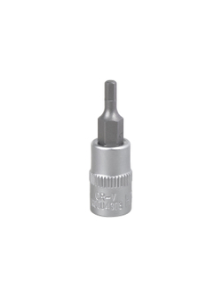 Головка 1/4" со вставкой HEX H3 L=38, на холдере ARNEZI R0004303