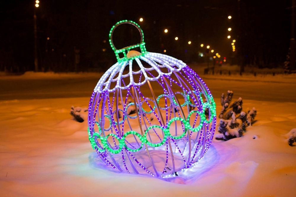 Светодиодный шар для улицы