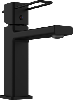 Смеситель для раковины STWORKI Брамминг S40010BK матовый черный