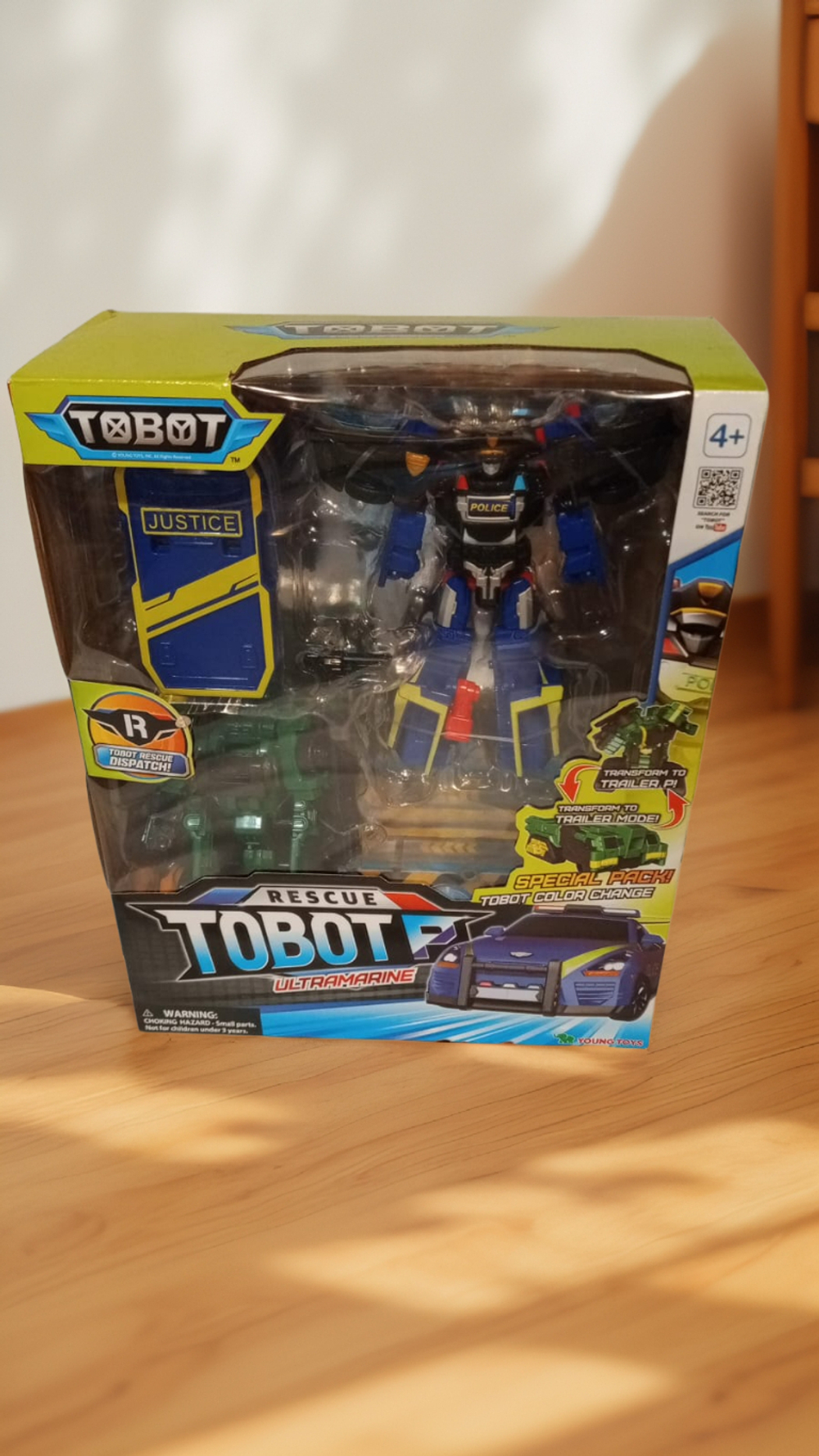 Tobot 301168 Модель P (синий) — робот-трансформер, серия Young Toys