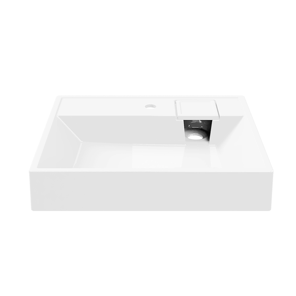 Раковина над стиральной машиной "ЛЕРОН" 60*50 ш*г, с кронштейнами (MIXLINE)