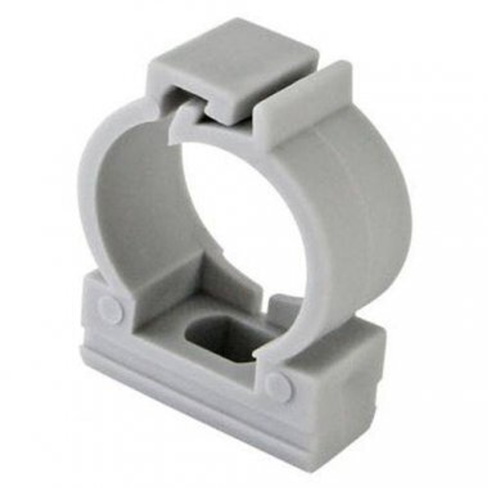 Крепеж-клипса для трубы 32 мм (50 шт) черная Plast derj-z-32-black EKF