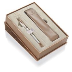 Parker Sonnet K540 Pearl PGT шариковая ручка + чехол (1935163)