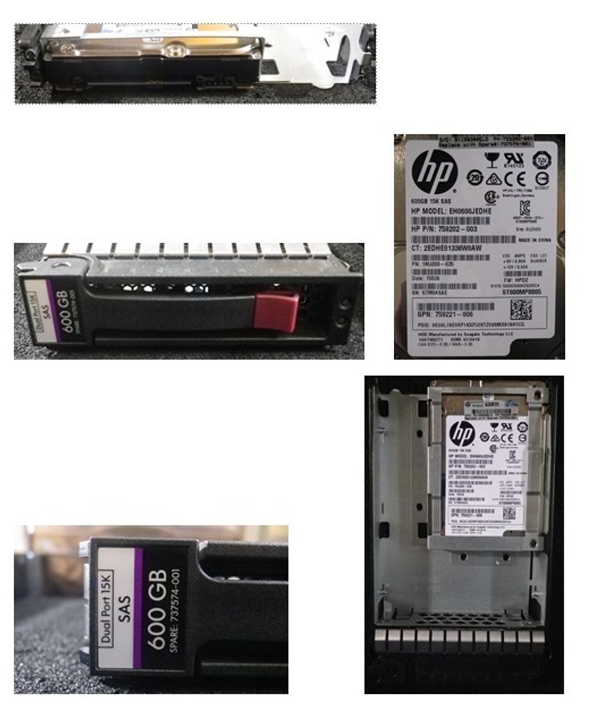 Жесткий диск HPE HDD 600GB 3.5&quot; 15K SAS 12G LFF CC Ente , 737574-001, 737396-B21, 737396-S21, 759202