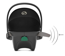 Коляска 3 в 1 Cybex Priam IV Rosegold complete и автокресло Aton S2 i-Size Moon Black Mirage Grey