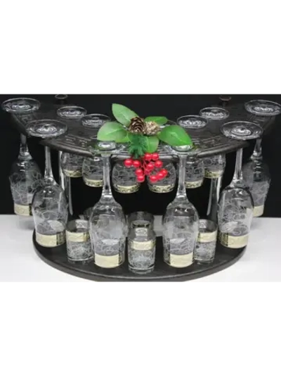 Барный набор 18 предметный с Бокалом