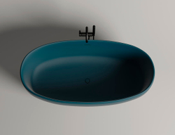 Ванна отдельностоящая матовая 170x85 Salini LUCE 100121MRF