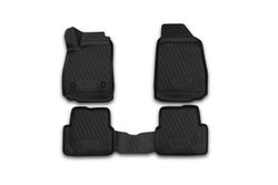 Коврики Standard, 3D в салон CHEVROLET Cobalt, 2013- , 4 шт. (полиуретан, чёрные) Element.CARCHV00029