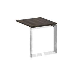 Onix Direct Lux Брифинг-приставка О-обр. м/к M-O.MO-BR-7 Дуб Мали/Нержавеющая Сталь/Хром 780*720*750