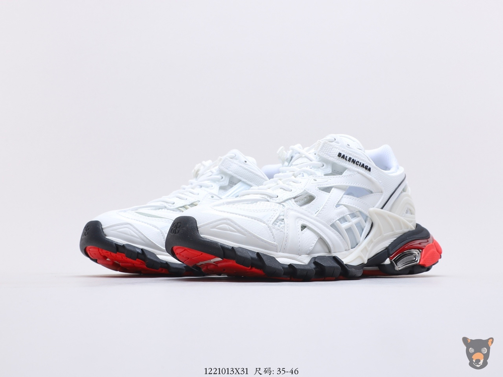 Кроссовки Track.2 White/Black/Red