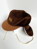 Вельветовая шапка с утеплением New Kids in the House, 98