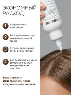 Сыворотка GROW IT от выпадения и для роста волос