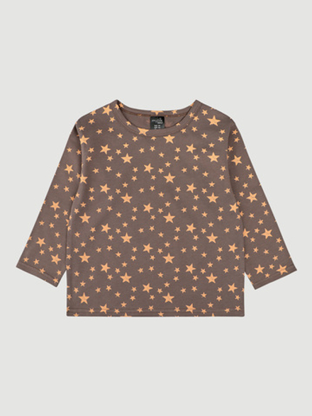 Лонгслив оверсайз Mjölk Retro Stars