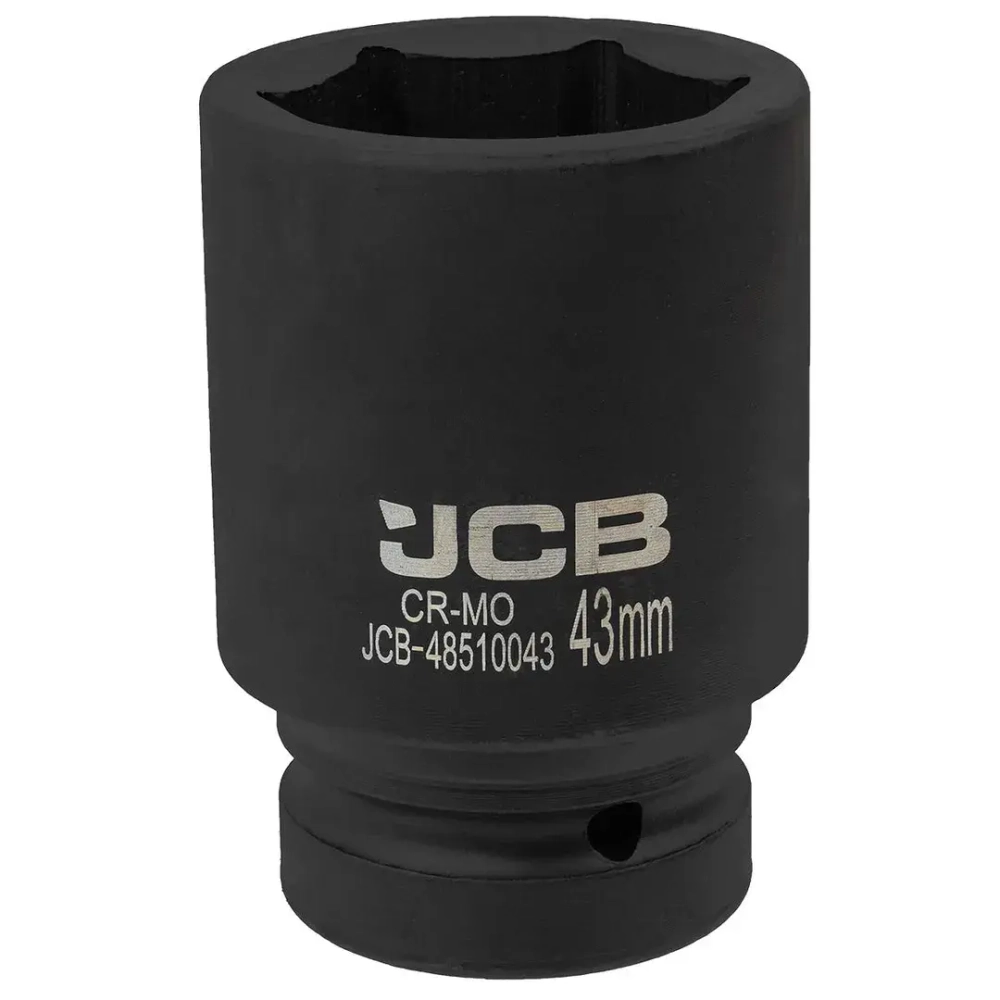 Головка ударная глубокая 1'', 43мм (6гр.) JCB JCB-48510043