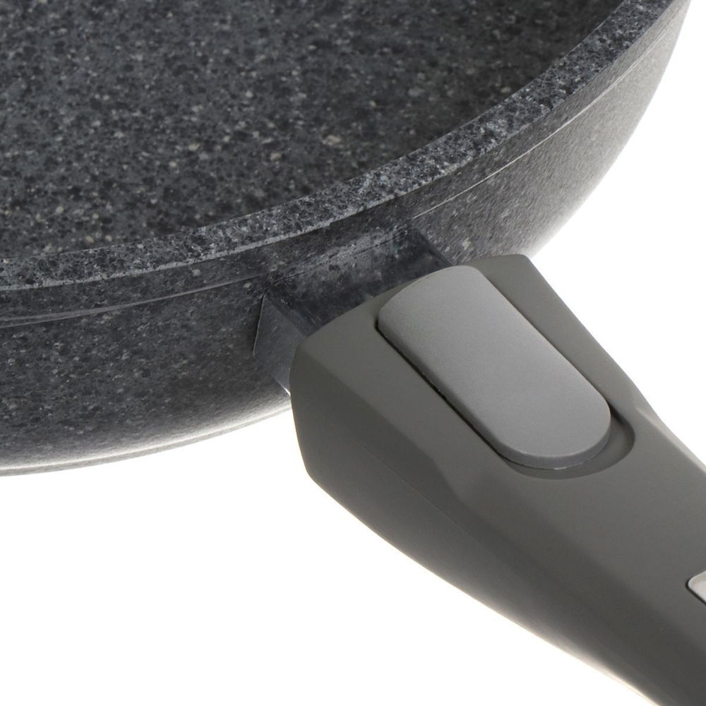 Сковорода алюминий, 24 см, антиприг, Мечта, Премиум, сер, 024901, съем руч