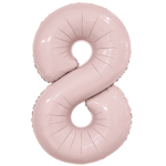 Шар фольгированный Цифра 8 101 см (Розовый)