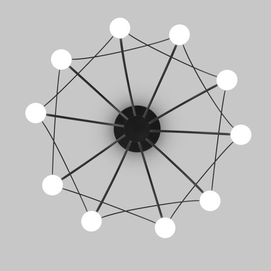 90035/10  LED / потолочный светильник / черный