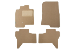 Коврики в салон для MITSUBISHI Pajero IV 2006-2011, 2011-2014, 2014-, внедорожник , 4 шт. (текстиль, бежевые) KLEVER04351622112KH