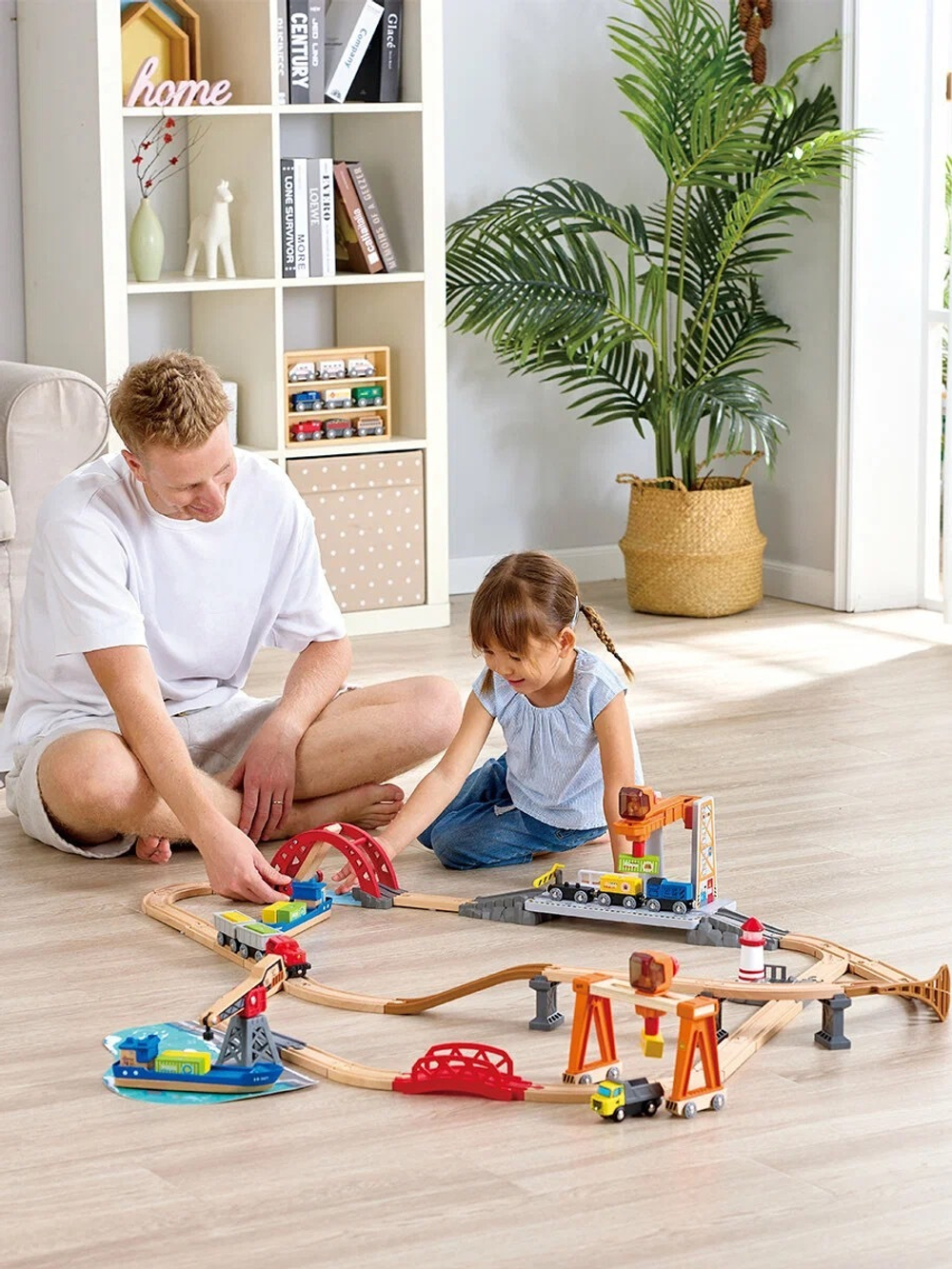 Игровой набор " Ж/Д Доставки груза в порту"