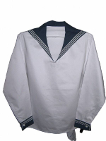 Фланка морская белая х/б (с гюйсом) нов/обр