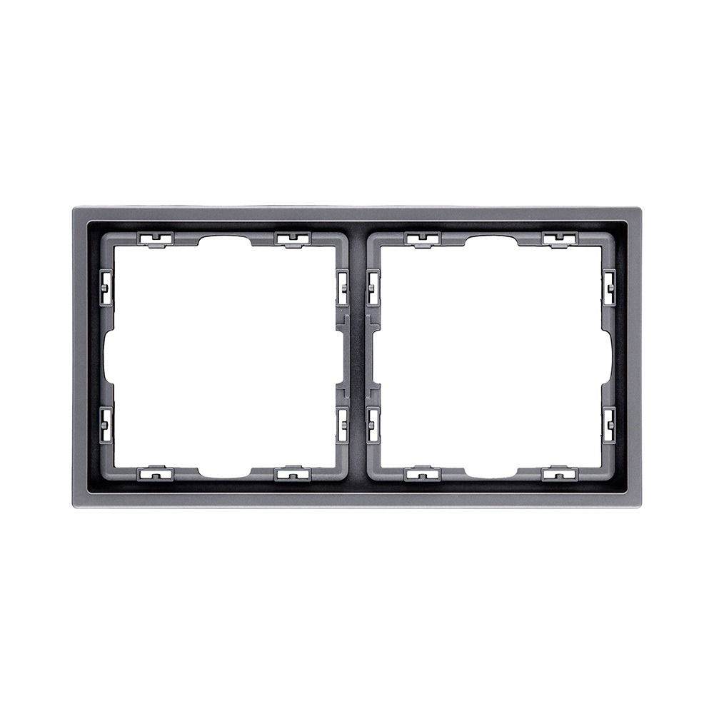 Рамка 2-постовая, серый Kollinger Eclipse EC2GY