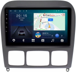 Магнитола для Mercedes-Benz S (W220) 1998-2005 (рамка черная) - CanBox 9151 Android 10, 8-ядер, SIM-слот