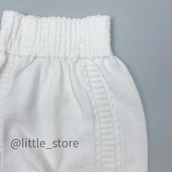 Комплект вязаный, Молочный