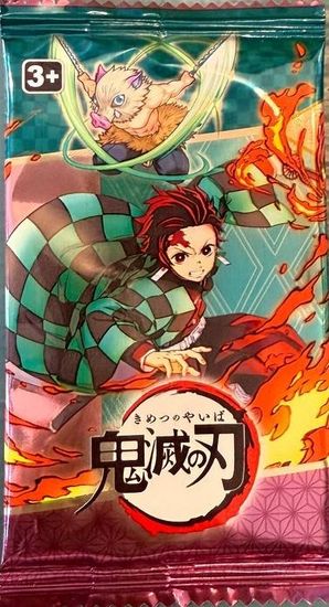 Коллекционные карточки Demon Slayer (категория B) (5 карточек в бустере)