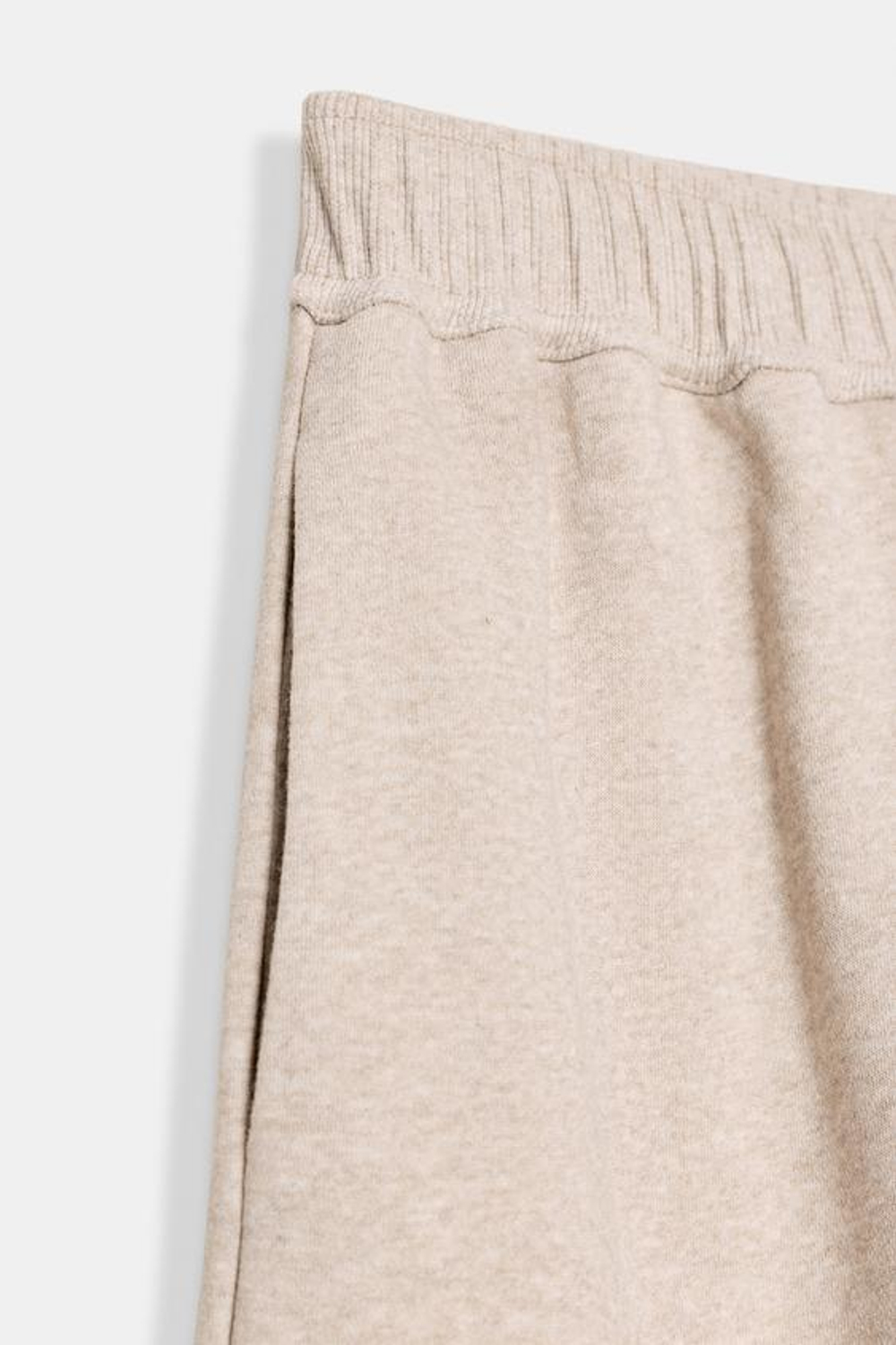 ZARA БАЗОВЫЕ БРЮКИ ИЗ МЯГКОЙ ТКАНИ, БЕЖЕВЫЙ МЕЛАНЖ