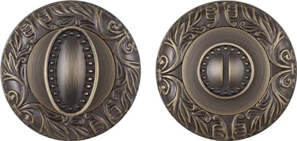 Завертка круг Фуаро BK6 SM MAB-6, цвет бронза темная (гарантия - 12 месяцев)