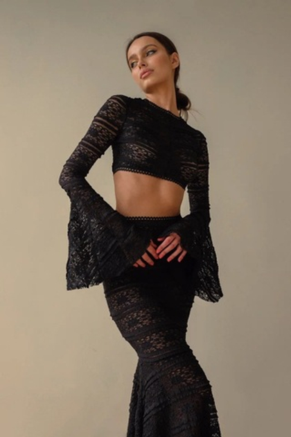 Костюм из гипюра “Namibia” (юбка топ)