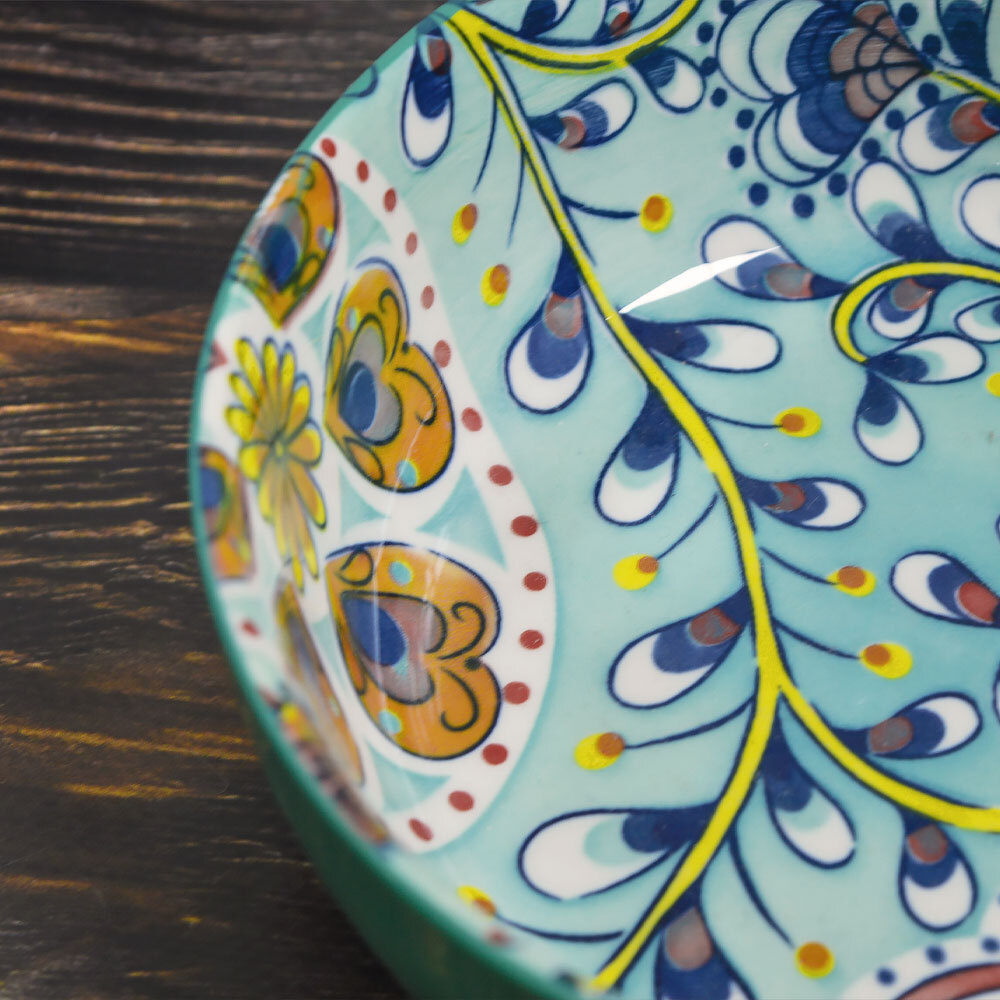 Кокотница с ручкой "Arabesque" 15,5см, керамика