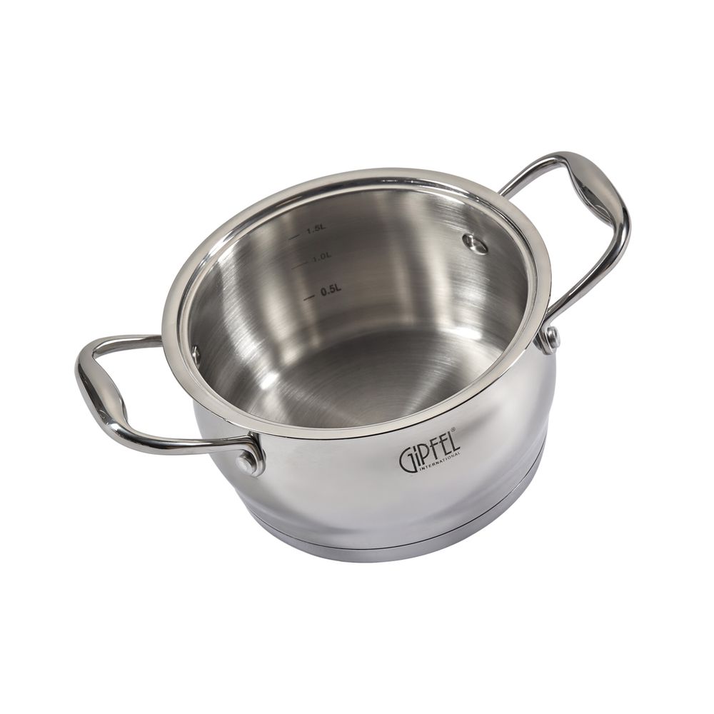 Кастрюля из нержавеющей стали Gipfel Cantata 1262 16 см/1,8 л