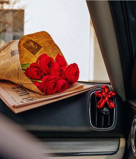 Перечная мята, ароматизатор для автомобиля NIKI красный металлик, Mr&Mrs Fragrance