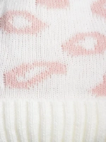 Шапка для девочки зимняя с помпонами на завязках