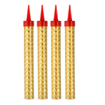 Свеча-фонтан в золотом цвете, 12 см, 40 сек, 4 шт