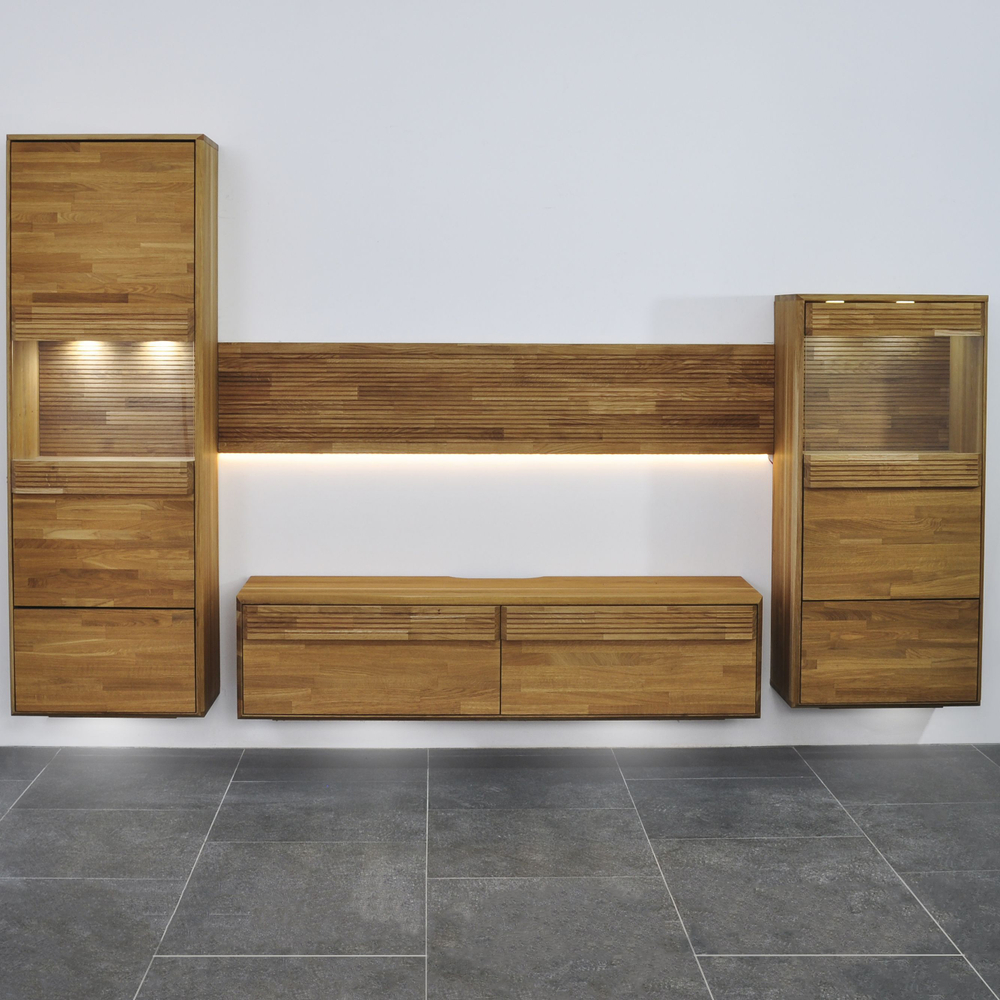 Декоративная панель 180х2х36, Михаэлла, для гостиной, украшение на стену, массив дуба, Dipriz