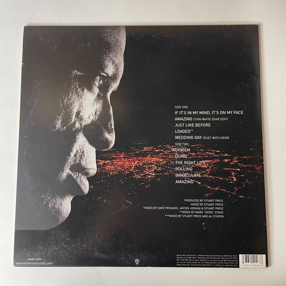 Винтажная виниловая пластинка LP Seal System (USA 2007)