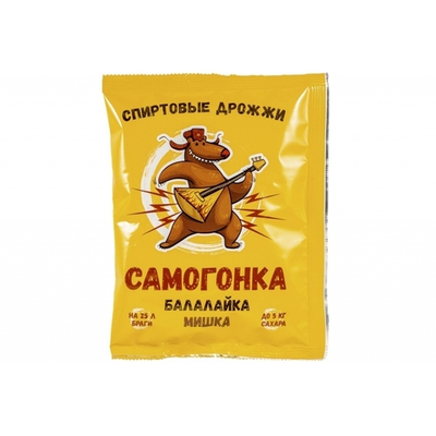 Спиртовые дрожжи "Балалайка Мишка"