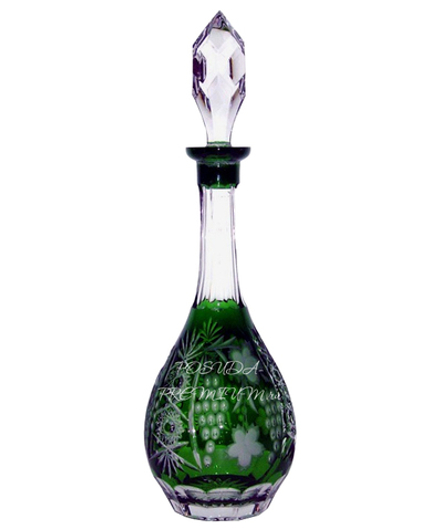 Ajka Crystal Графин для водки Grape 750мл, темно-зеленый