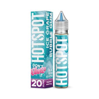 Жидкость HOTSPOT DONT Chew It Salt 2.0% Ultra 30 ml Ice Grape Bubble Gum - Жвачка Мятный виноград