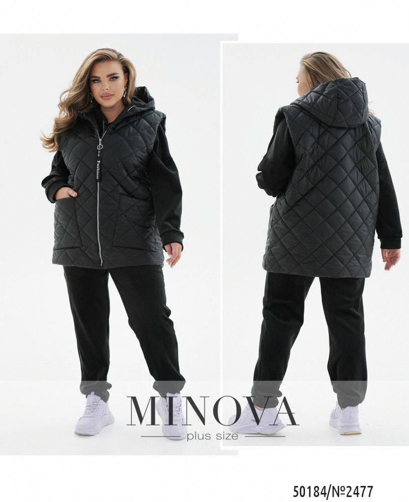 Костюм 2477-черный Minova