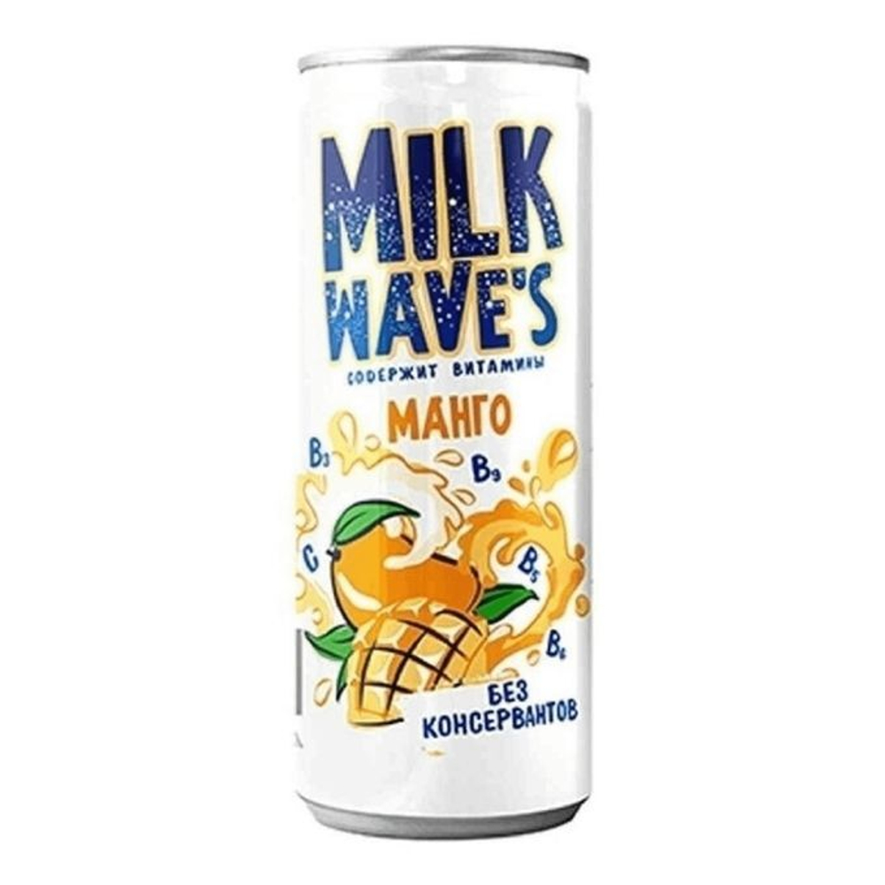 Напиток газированный Milk Wave's со вкусом манго и маракуйи 250мл