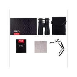Комплект бинокля TRD OWL 12x50 с чехлом, тканью и ремешком
